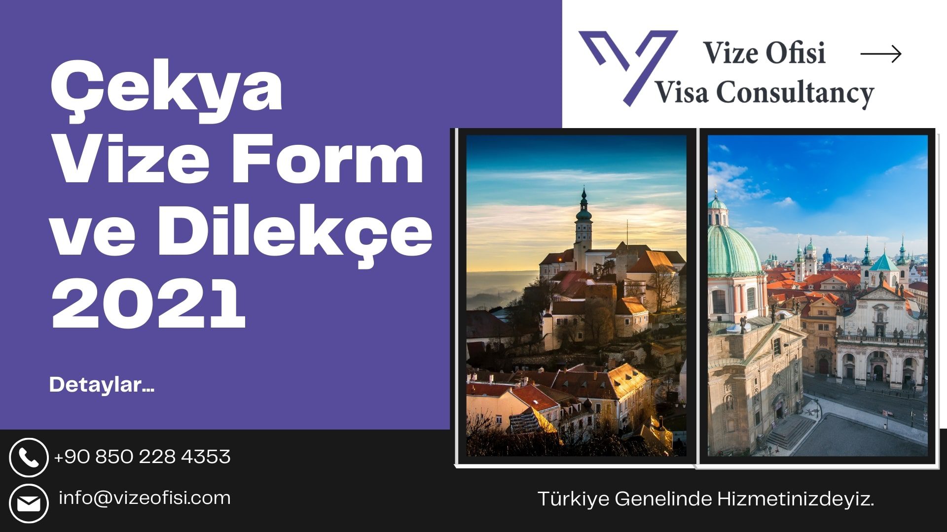Çekya Vize Form ve Dilekçe 2021