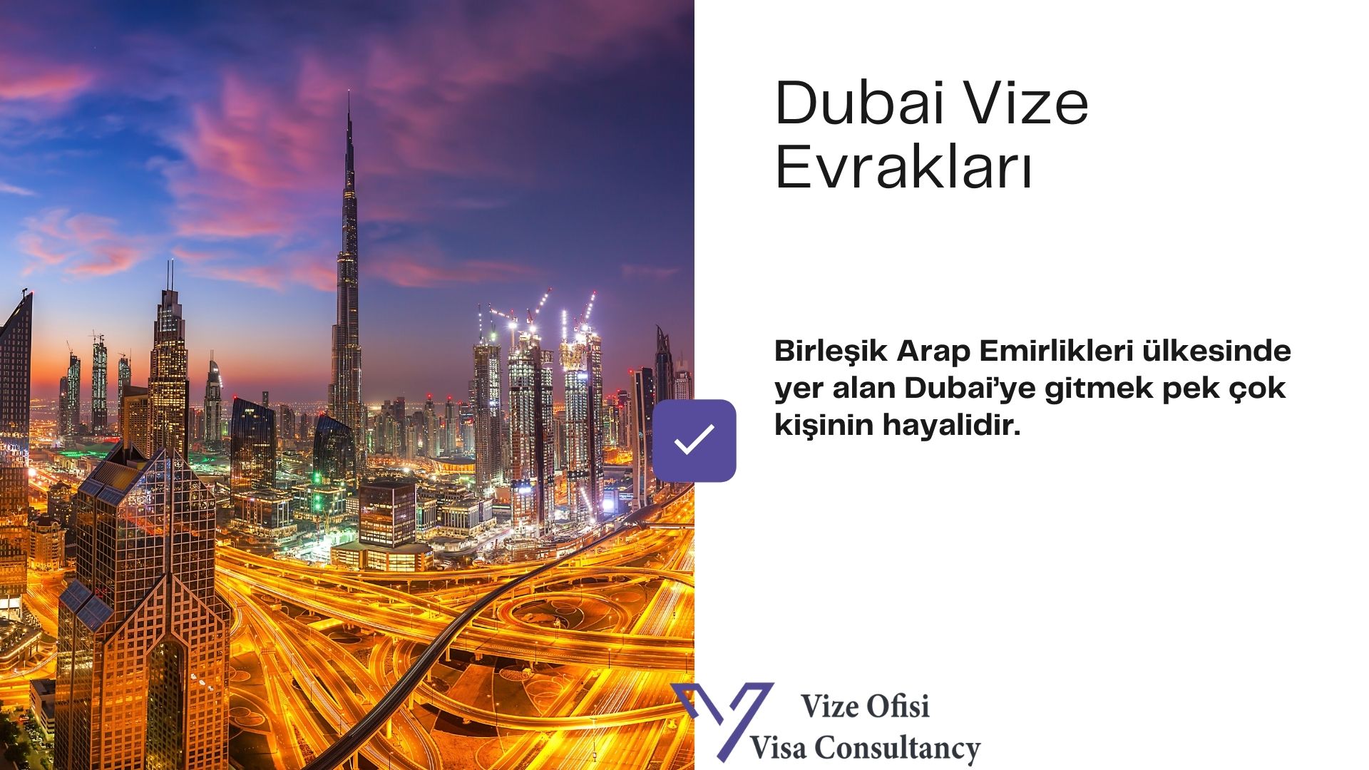 Dubai Vize Evrakları 2021 Tam Liste