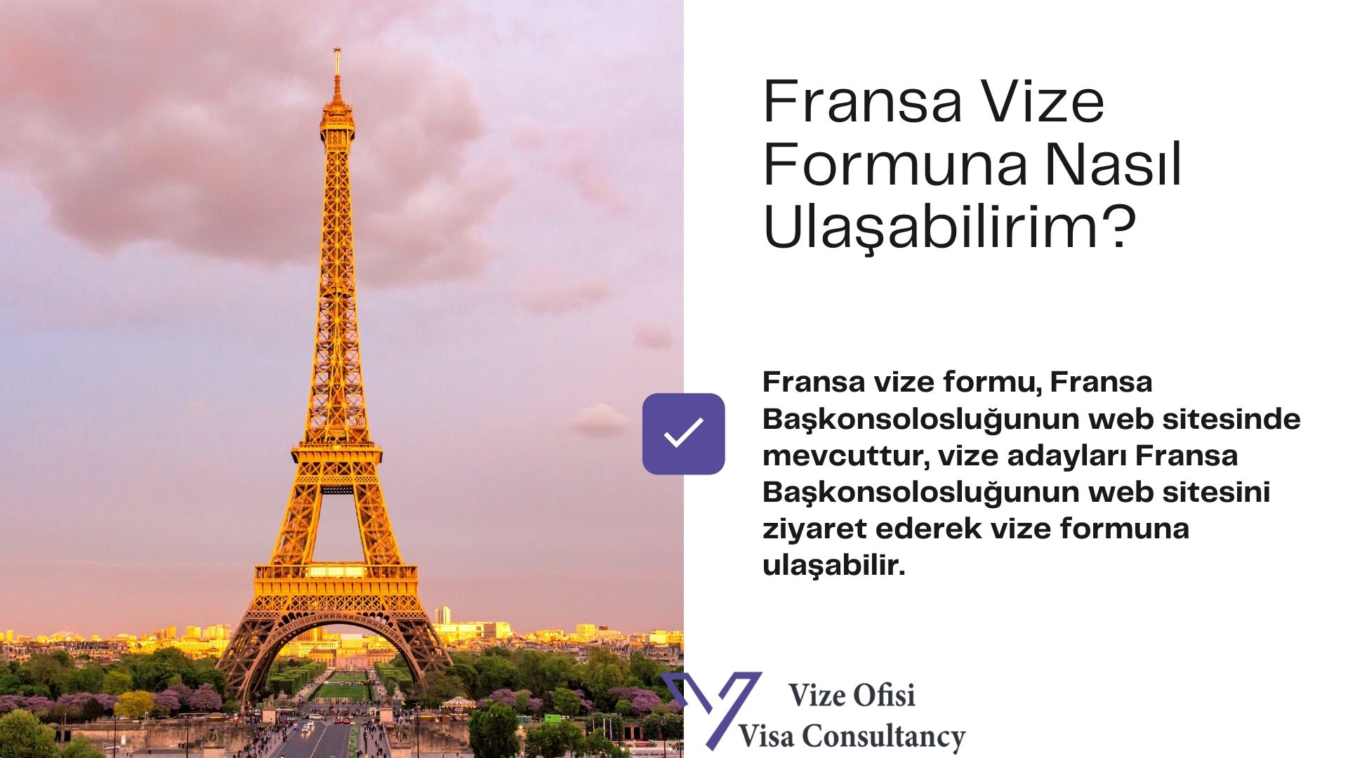 Fransa Vize Form ve Dilekçe 2021