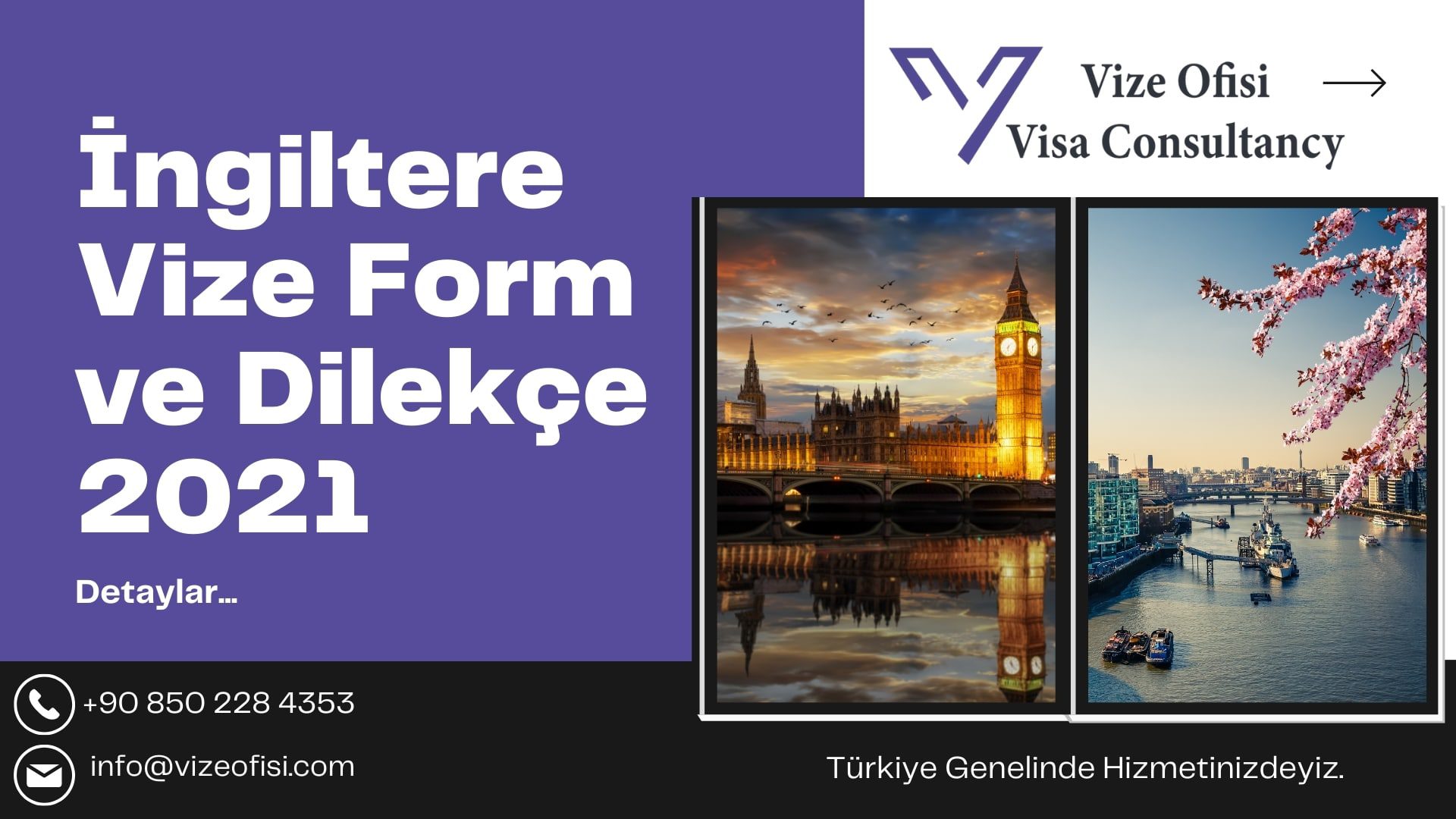 İngiltere Vize Form ve Dilekçe 2021
