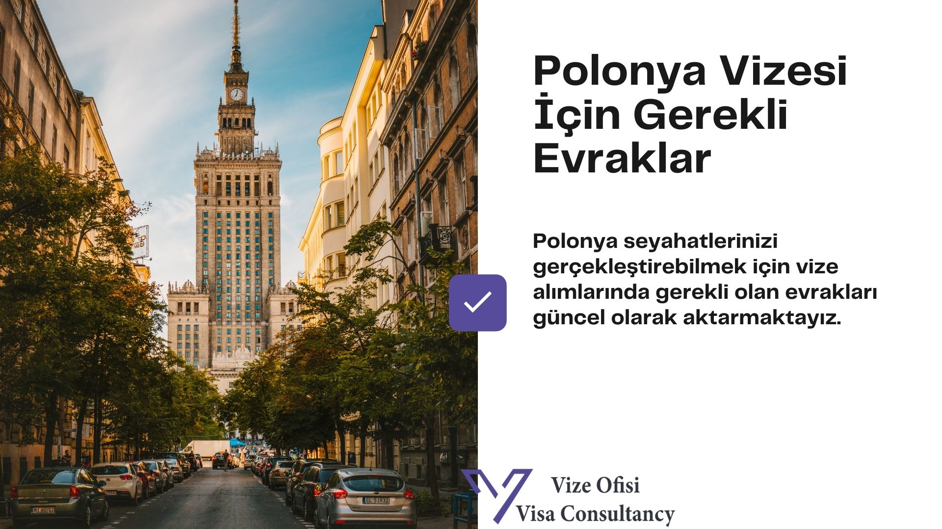 Polonya Vize Evrakları 2021 Tam Liste
